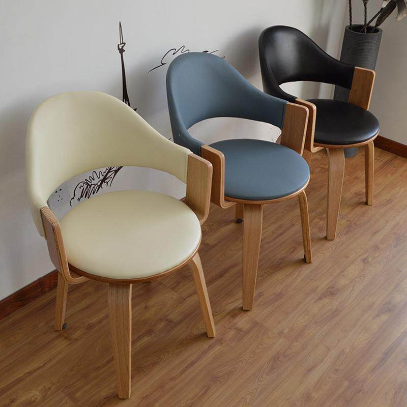 实木转椅可拆洗靠背餐椅游戏家用小型电脑椅子懒人旋转培训学新品