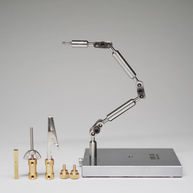 定格工场/拍摄支架动画定格/灵活万向可调节不锈钢支架人偶固定器