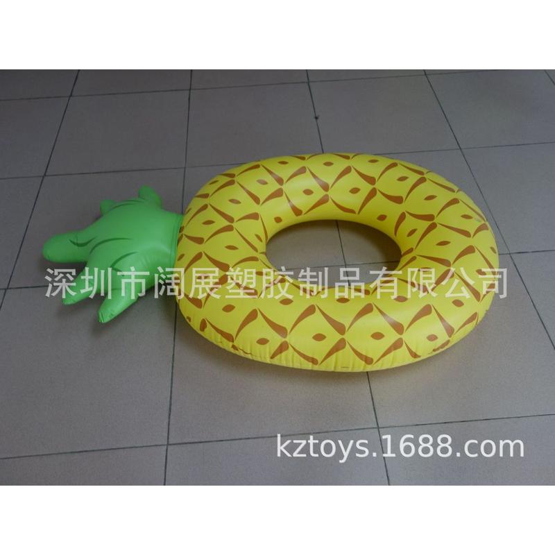 水上充气成人菠萝pvc座圈救生圈凤梨泳圈加厚游泳圈
