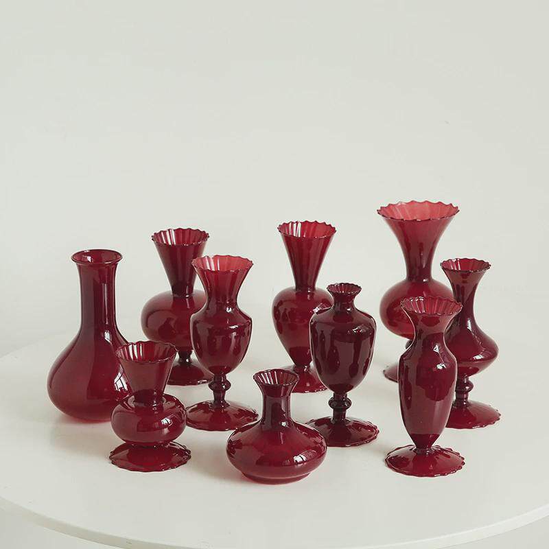 新款ins时尚花瓶洛可可小花瓶玻璃插花养花瓶迷你水培桌面摆件批,鲜花速递/花卉仿真/绿植园艺,花艺包装纸,淘宝优惠券,粉丝福利购,淘宝优惠卷