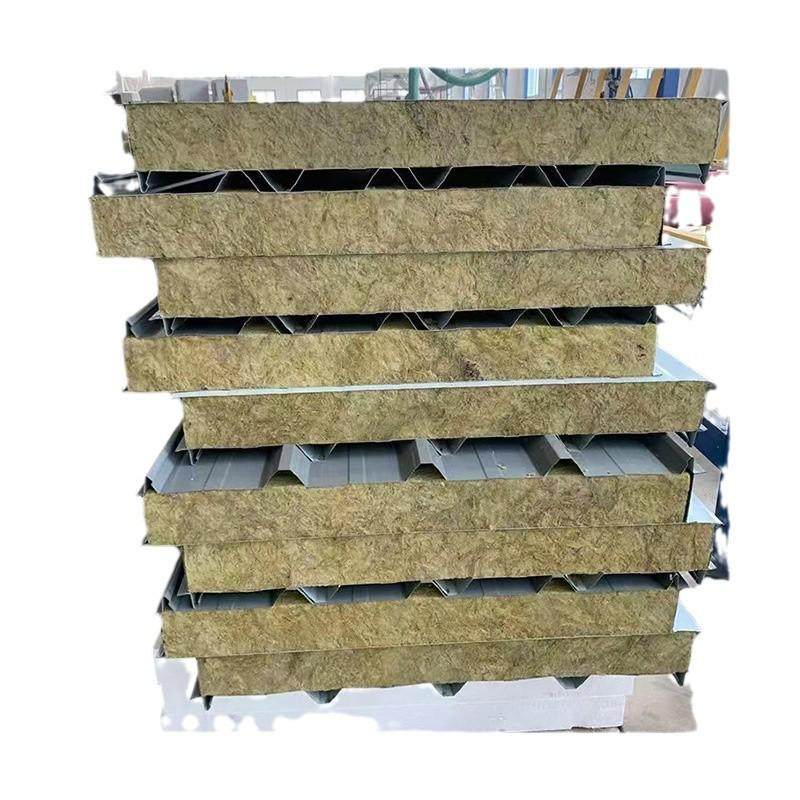 屋顶外墙夹芯板彩钢瓦隔热夹芯岩棉瓦建筑厂房用彩钢岩棉瓦,金属材料及制品,钢板,淘宝优惠券,粉丝福利购,淘宝优惠卷