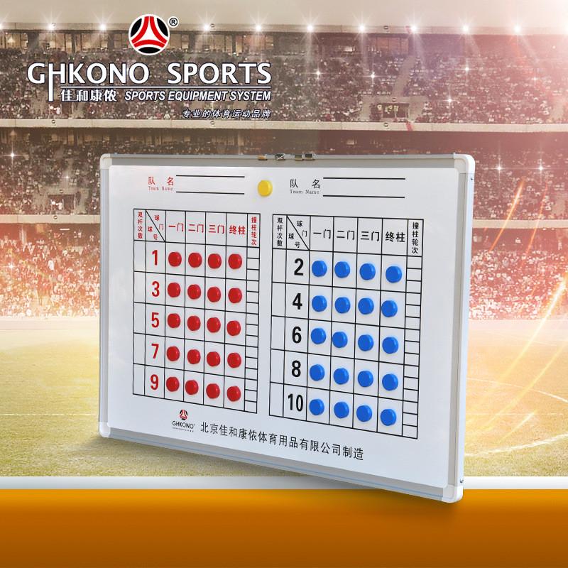 厂家直销便携式门球记分牌挂壁式防水计分芯磁力板板器送磁扣