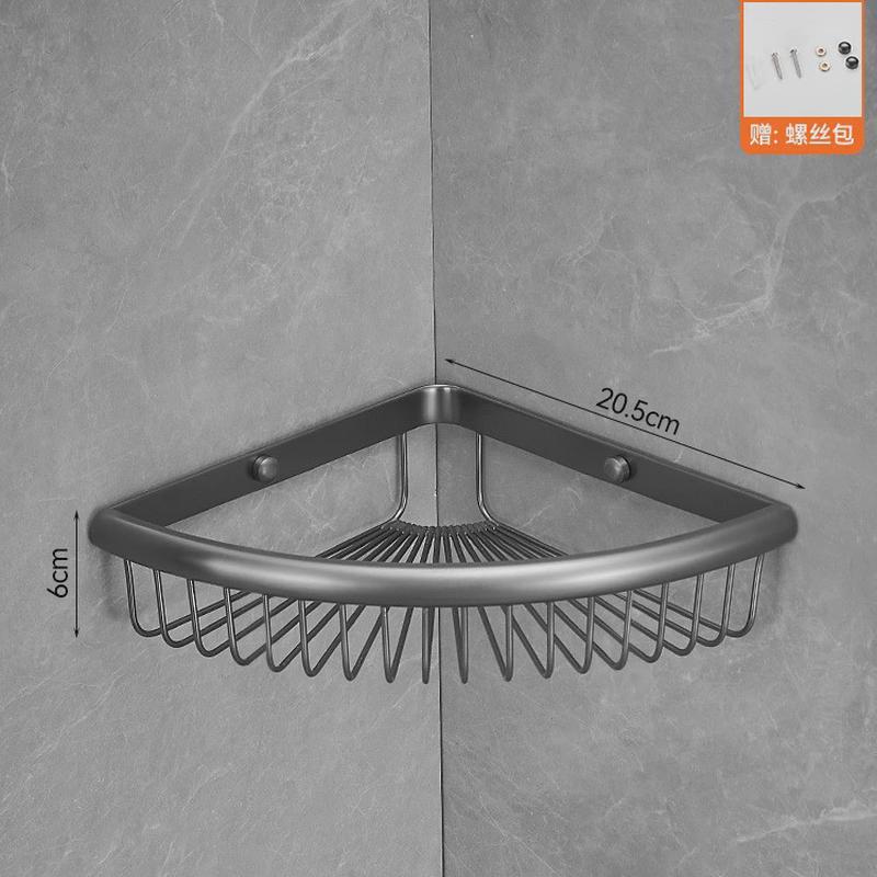 卫生间置物架家用洗手间洗漱台三角篮浴室厕所转角架壁挂式三角架