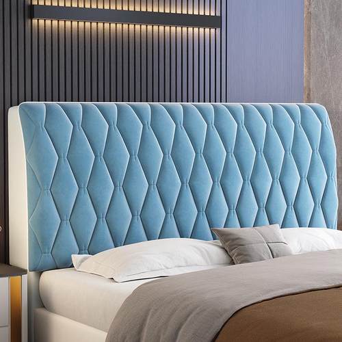 19EK床头罩通用新款棉加厚床头罩全包木板床头罩软包靠保护套