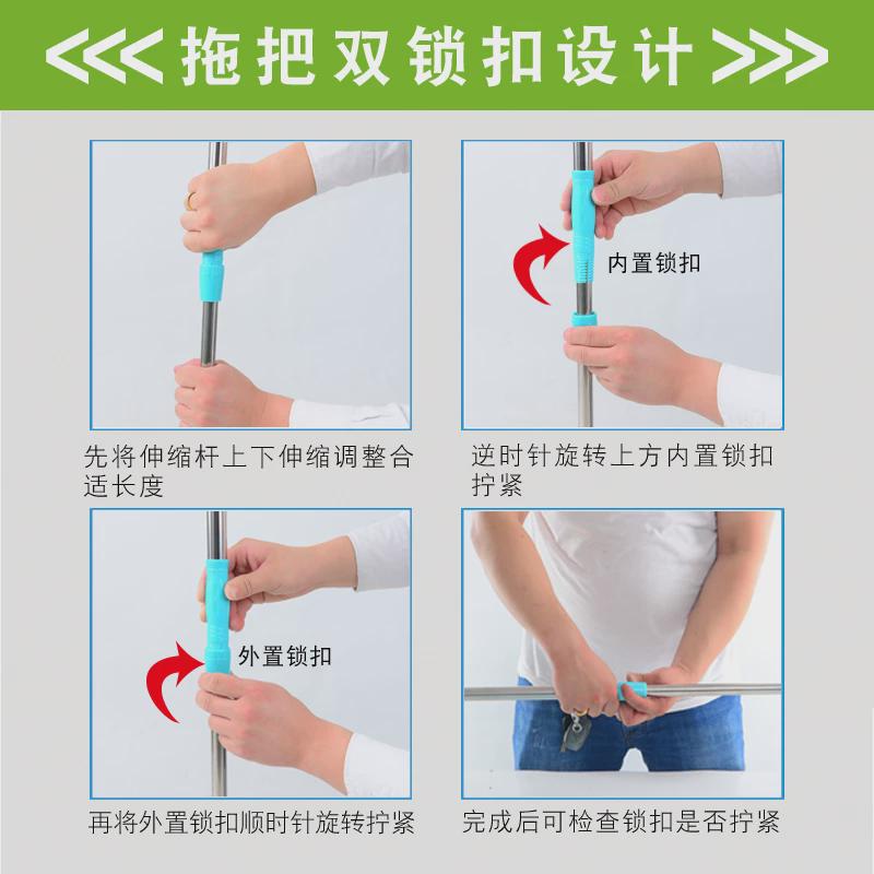 免手洗懒人平板拖把家用一拖净尘推地板打蜡除尘干湿两用静电新款