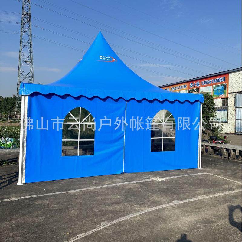 铝合金婚庆篷房定做展销会车站活动尖顶篷户外遮阳婚礼欧式帐篷