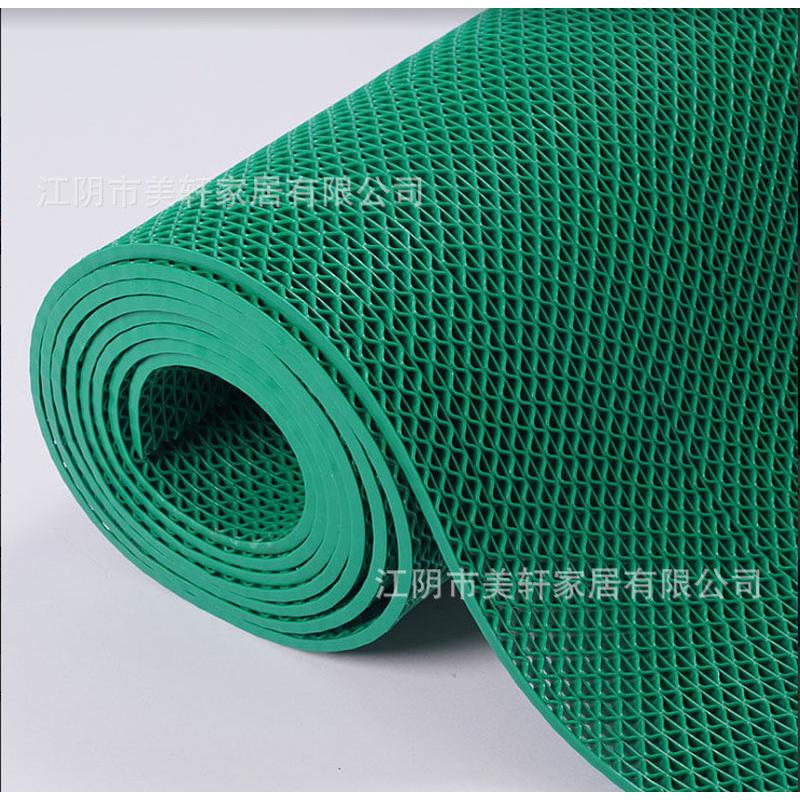 s型镂空网眼地垫防滑泳池地垫pvc塑料浴室满铺地毯防水子厂家批发