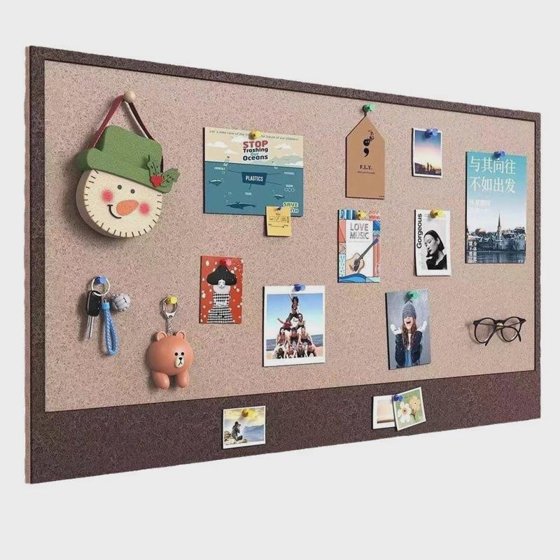 照片墙毛毡板软木板免打孔留言板背景板拍立得相片装饰自粘创意挂