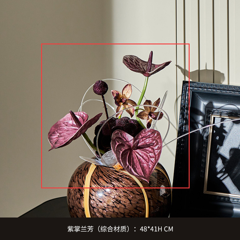 主卧室床头柜装饰品摆件轻奢创意香薰蜡烛高级感玻璃花瓶插花搭配