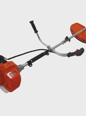 五金工具松土橙色小型割草机多功能大功率侧挂割草机专业打草机