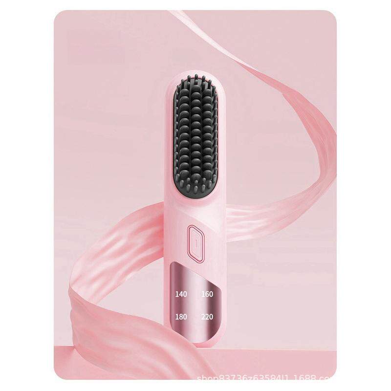 负离子内扣无线直发梳梳子水防烫护发家用直板夹板电锁卷发两用棒