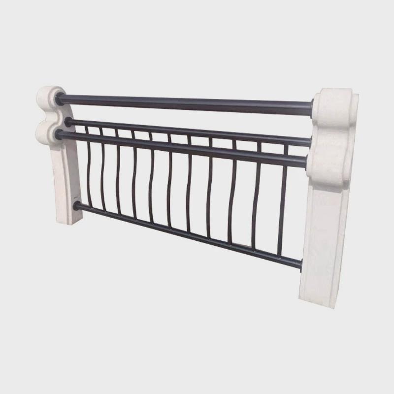 铸造石护栏桥梁栏杆石材浮雕河道户外景观仿石不锈钢管防撞隔离栏