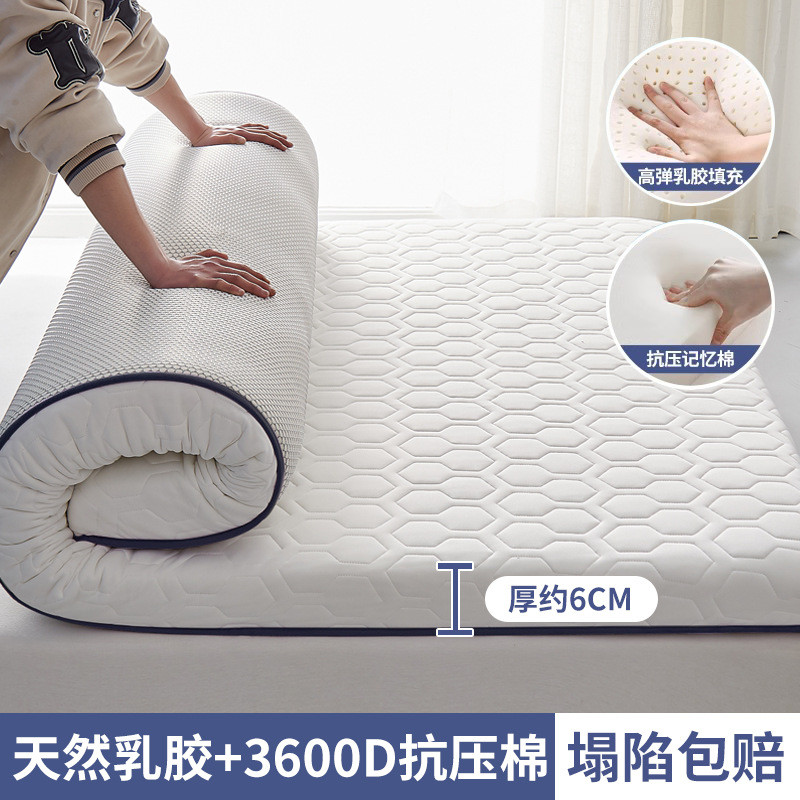 乳胶床垫宿舍学生单人家用卧室软垫租房记忆海绵地铺睡垫新款