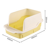 新品 高小型犬训导狗狗厕所隔臭防外溅半封闭开放狗厕所中围栏厕所