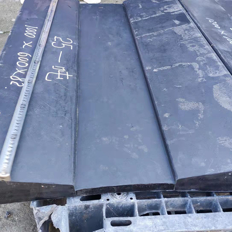 定制橡胶鞍座可加工橡胶u型片卷板铝卷金属减振橡胶板底座