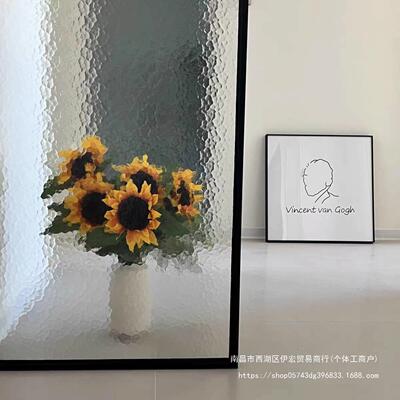 热销超白水波纹油画水纹钢化客厅隔断屏风艺术玻璃入户玄关卫生间
