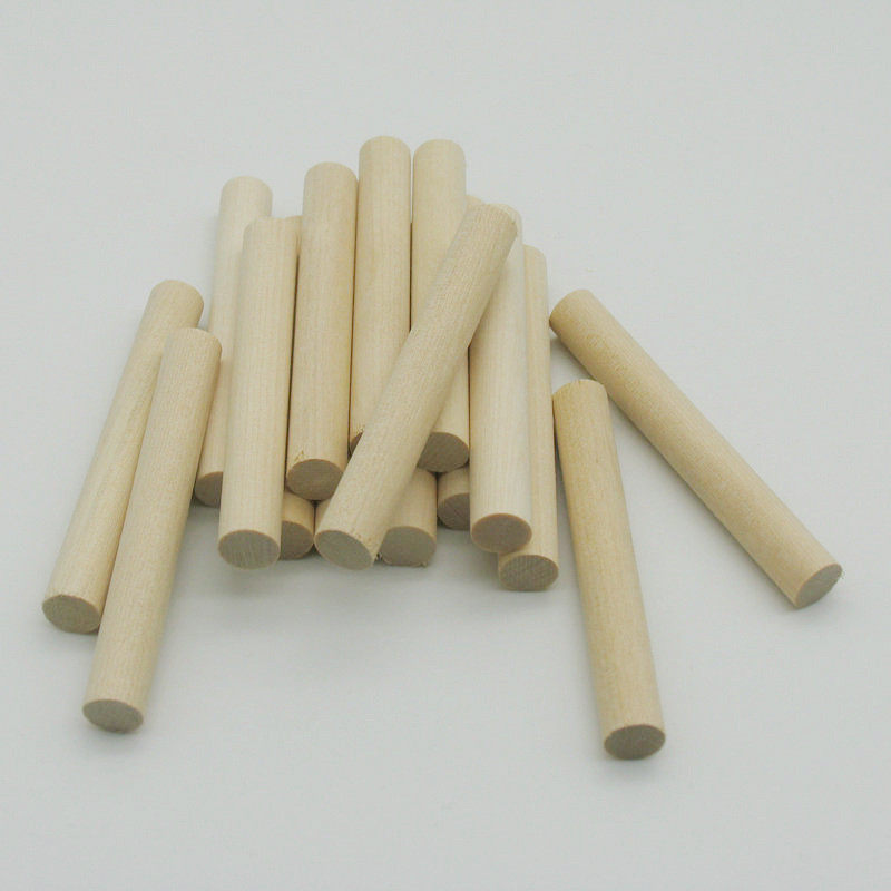 桦木实木圆木棒各种径级批发均可订制美甲签木签子diy木圆棍规格