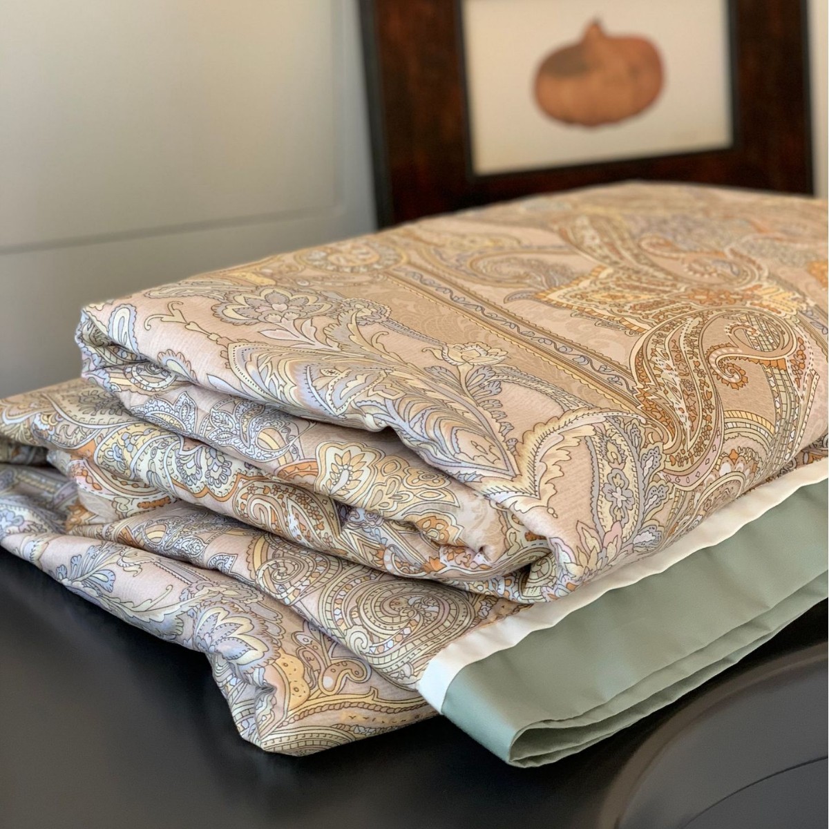 法式复古小碎花天丝空调被夏季薄款冰丝凉机夏凉被双人可感洗夏被