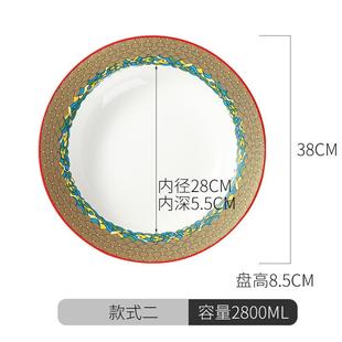 陶瓷大碗酸菜鱼盆商用饭店微波炉水煮鱼汤盆加厚家用特大号小龙虾