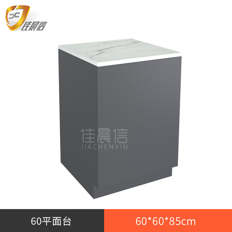 od59批发水果店收银台店铺大理石便利店小型超市收款吧台桌转角