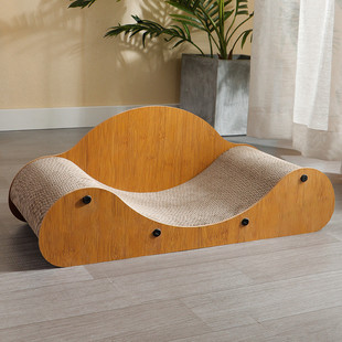 剑麻立式耐磨不掉屑猫爬架一体贵妃椅沙发替换芯猫抓板l型猫咪猫