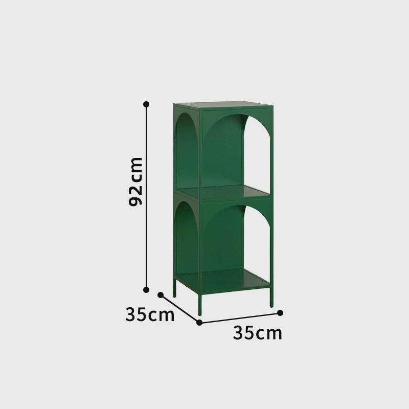 创意小书架转角落地收纳置物架墙边窄柜铁艺置物柜角落墙角书柜
