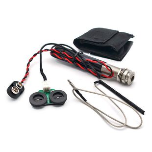 笔管拾音器原声木吉他音孔拾音器民谣吉它免开孔尾钉式拾音器硬棒