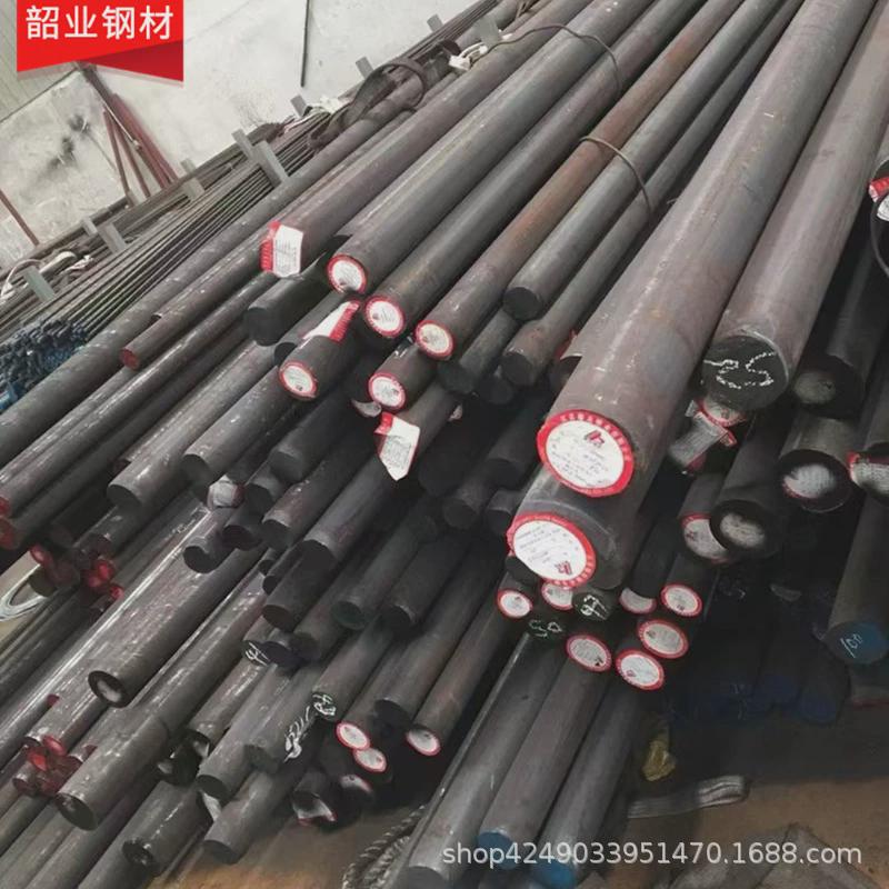 65mn圆钢合金钢棒锻圆42crmo工业圆钢40cr建筑结构钢切割45#