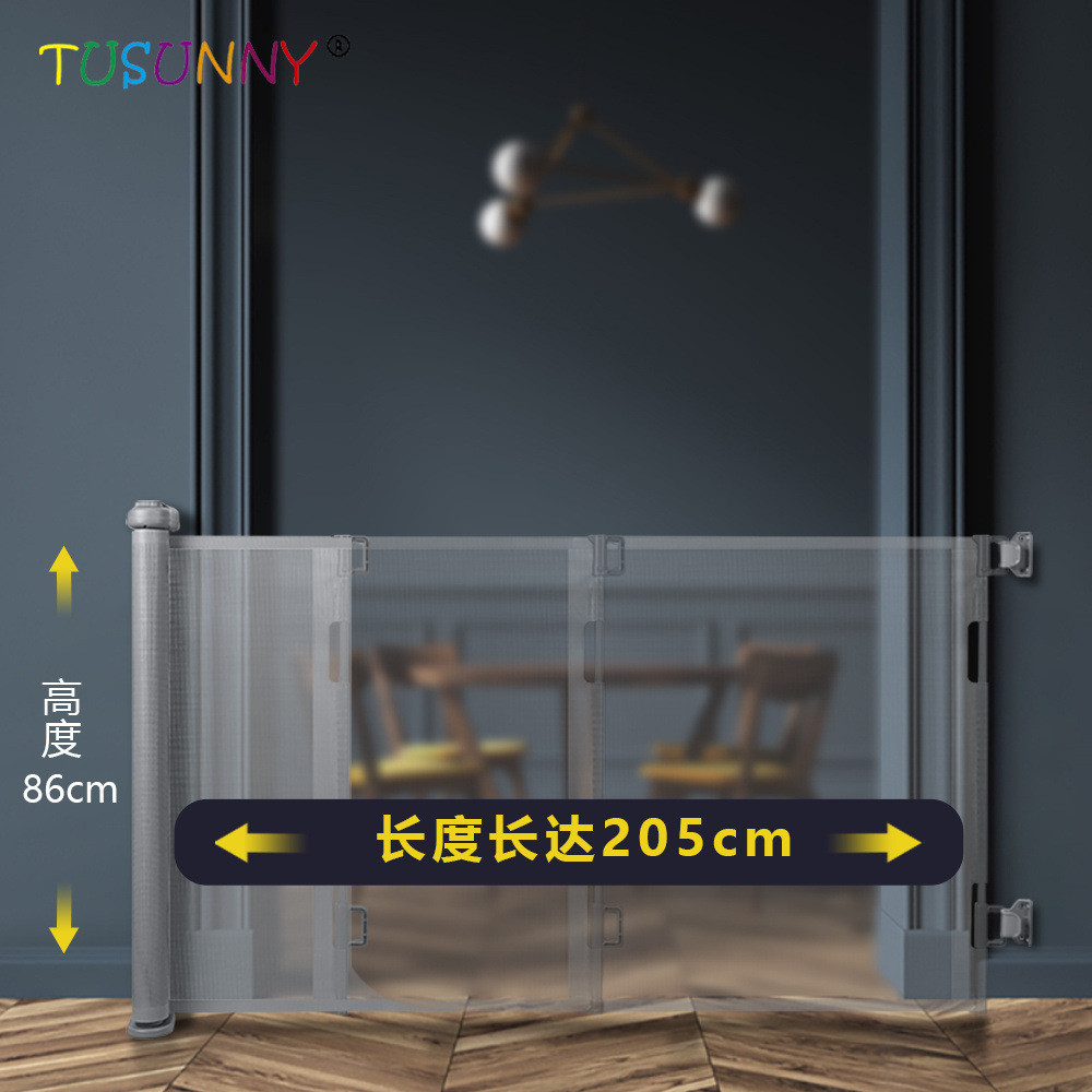 新款门儿安全门护栏宠物障碍幼儿童安全伸缩门栏