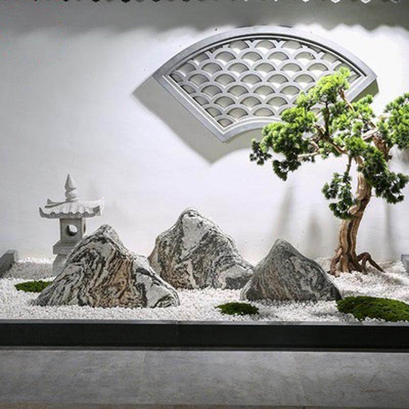 雪浪石切片组合枯山水造景室内庭院泰山石日式天然假山别墅景观石,家居饰品,装饰摆件,淘宝优惠券,粉丝福利购,淘宝优惠卷