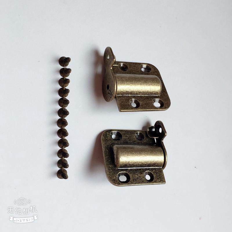 直销梳妆台钮矩铰链上翻盖板柜门液压缓冲防夹手阻尼合页红古铜色