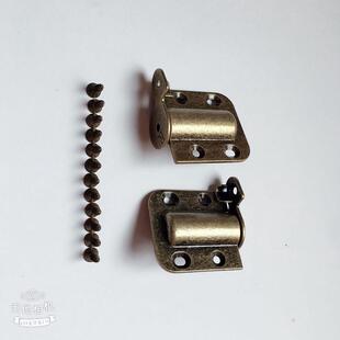 直销梳妆台钮矩合页上翻盖板柜门液压缓冲防夹手阻尼铰链红古铜色