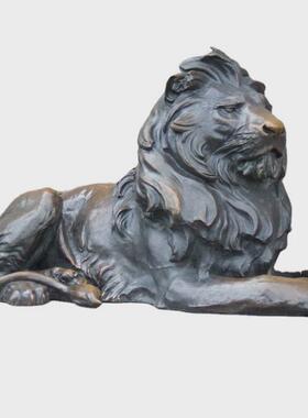 石雕狮子别墅祠堂摆放青石狮子青石石狮子一对大门口看门