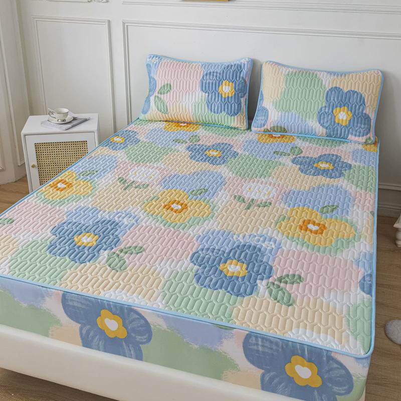 夹棉床笠单件加厚席梦思保护套床垫套1.8m床罩防滑全包