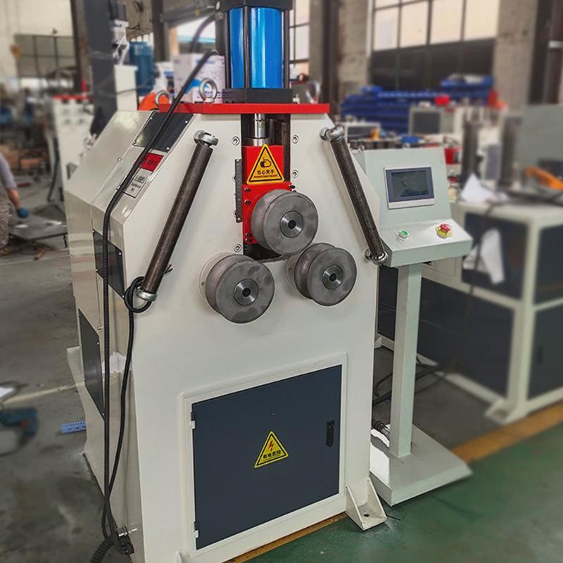 厂家供应三边滚圆机不锈钢成型自动卷圆机u型管材卷轴机