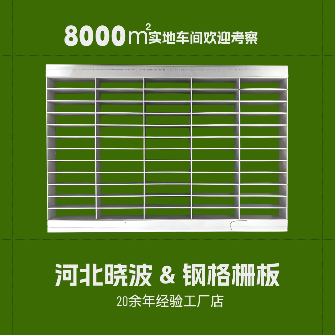 404/50/50污水处理结构部件钢格栅建筑模板格栅板环保工程钢格板