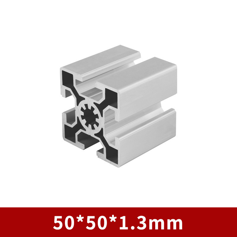 批发厂家 5050工业铝合金方通框架净化铝型材 设备机架配件可源头