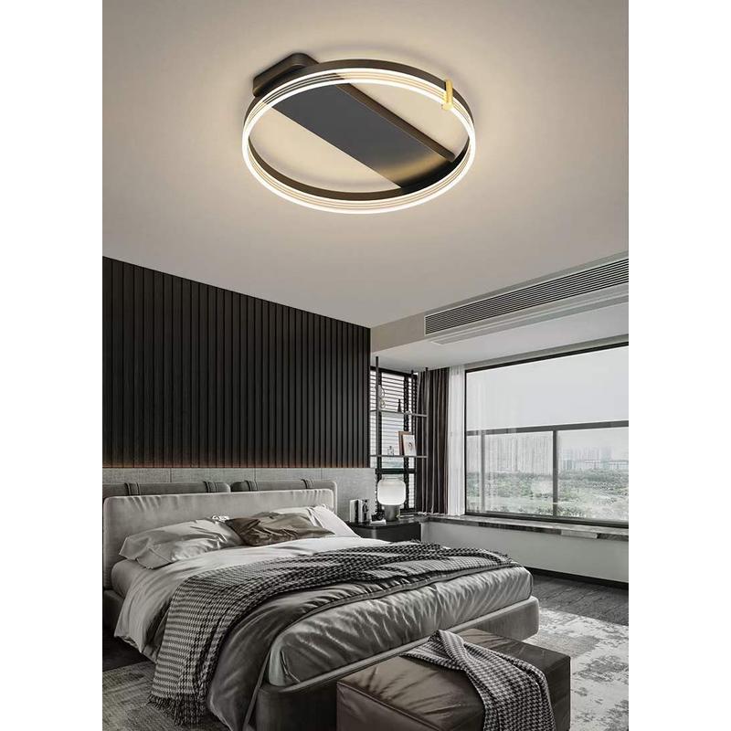 led卧室灯现代简约吸顶灯家用轻奢灯具创意客厅北欧餐厅灯极简灯