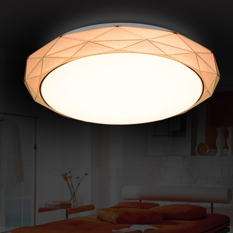 led吸顶灯现代简约客厅灯卧室书房2017新款亚克力灯具厂家批发价