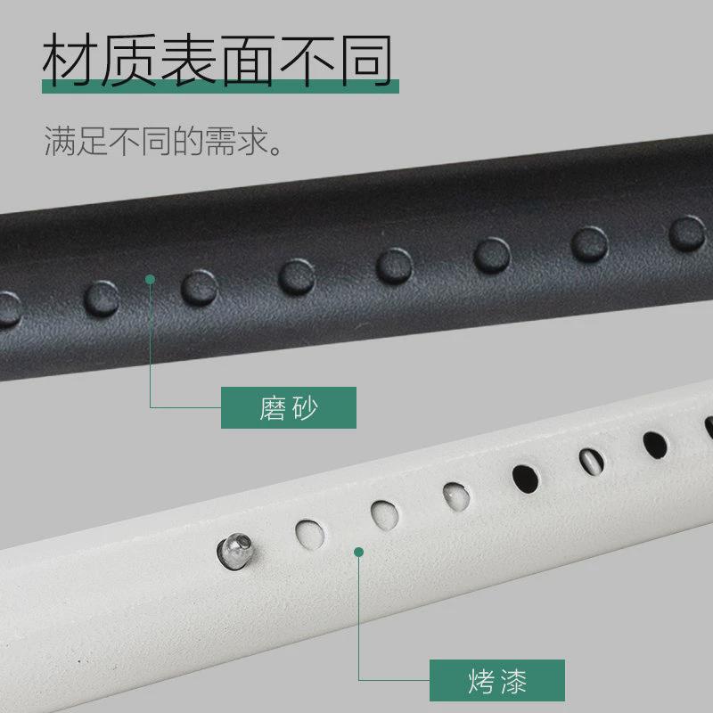 安装衣柜晒衣杆浴室浴帘杆免打孔晾衣杆不锈钢挂衣杆伸缩杆窗帘杆