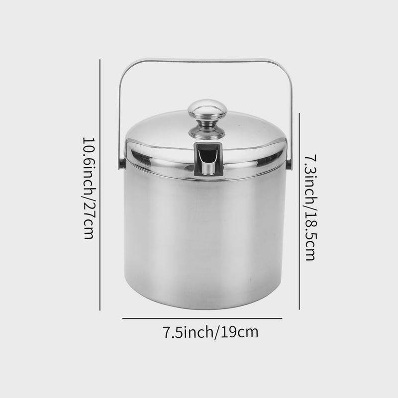 直供不锈钢冰粒桶双层大容量带盖冰夹香槟酒吧金属冰桶,厨房/烹饪用具,冰格/制冰袋,淘宝优惠券,粉丝福利购,淘宝优惠卷