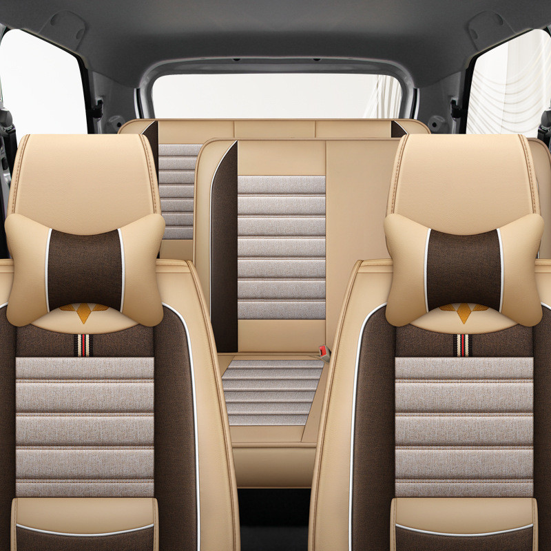 热销七座四季通用五菱宏光s座椅套7座2小康基本型东风头c36/v07s/