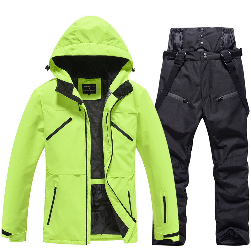 新款滑雪服女男款套装单板户外滑雪衣裤冬季双板滑雪服套装