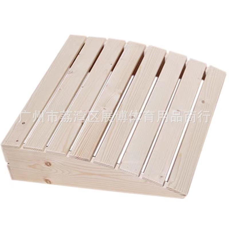 厂家直供桑拿房设备木枕汗蒸干蒸室配件木枕木制靠背头枕头