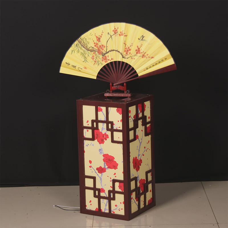 中式婚礼路引灯木棉梅花发光立柱摆件布置花柱新款结婚庆道具路引