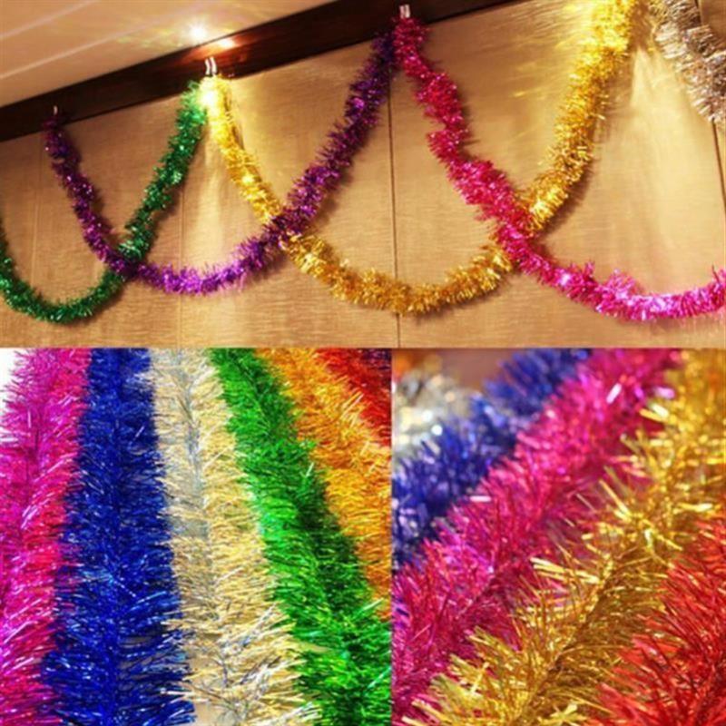 2m Luxury Chunky Tinsel Christmas Tree Decorations Garland