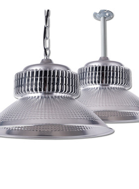 鳍片工矿灯100w200w300wled工矿灯天棚灯车间厂房仓库吊灯高棚