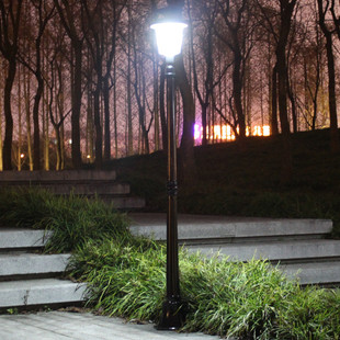 太阳能草坪户外路灯家用别墅公园小区广场景观室外防水庭院高杆灯