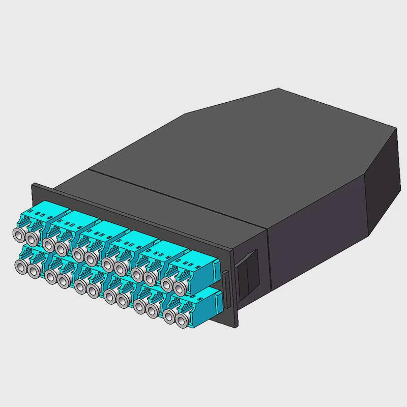 长承通信MPO/MTP光纤配线架固定理线槽配线箱1U模块机箱理线器