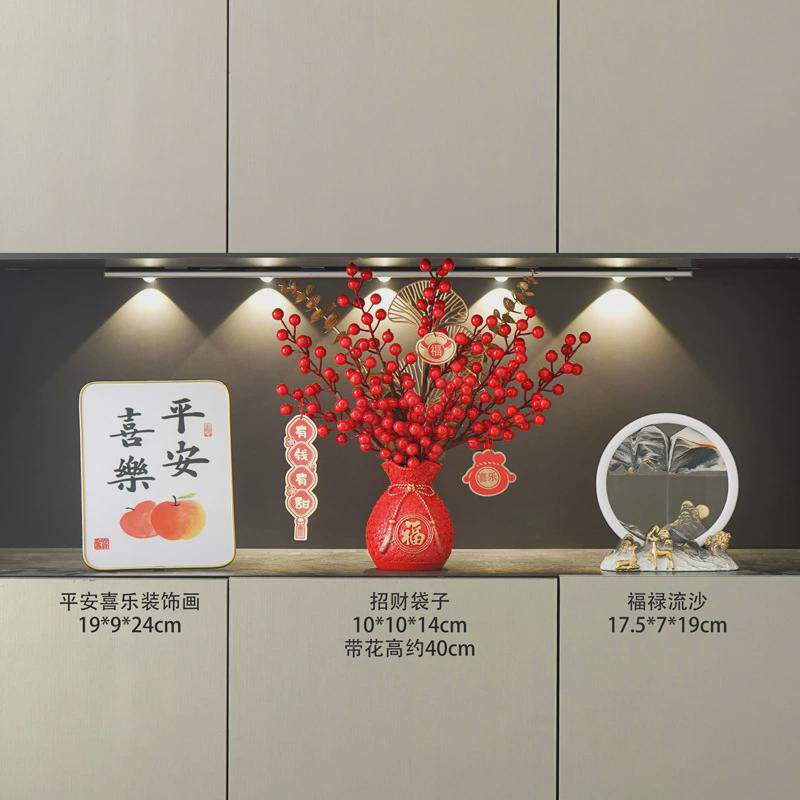 玄关装饰流沙品酒柜电视柜客厅办公室摆件家居饰品摆设创意沙漏画